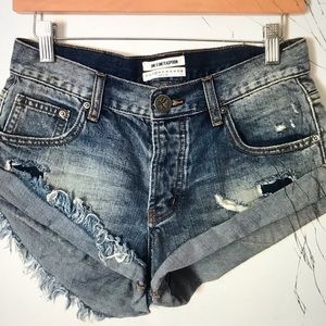One x oneteaspoon jean shorts